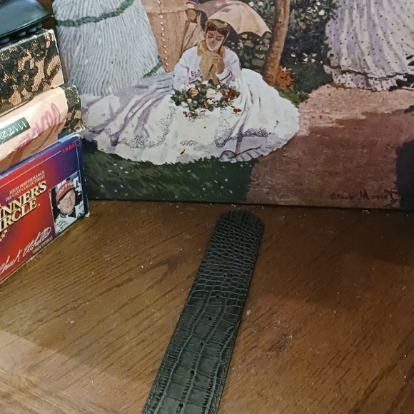 🎁Zara Leather Belt Brown Alligator🇪🇸 Pattern,Fits 27"-34",Like New!,🎁 🍎 💝 - Picture 10 of 12